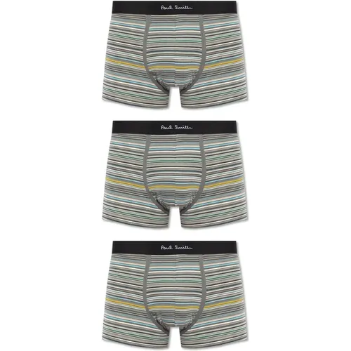 Bottoms, male, , Size: S Three-pack of boxer shorts - Paul Smith - Modalova