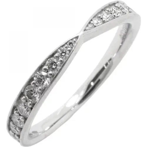 Pre-owned Jewellery, female, , Size: ONE SIZE Pre-owned Platinum rings - Tiffany & Co. Pre-owned - Modalova