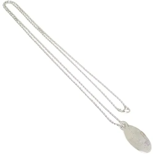 Pre-owned Jewellery, female, , Size: ONE SIZE Pre-owned Silver necklaces - Tiffany & Co. Pre-owned - Modalova