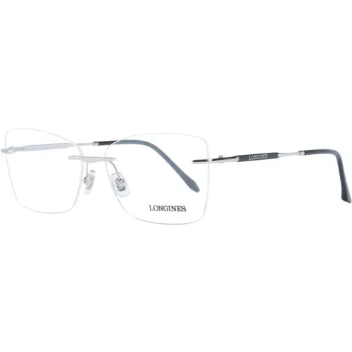 Glasses, female, , Size: ONE SIZE Cat Eye Metal Optical Frames - Longines - Modalova