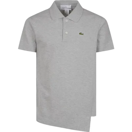 Grey Asymmetric Polo Shirt , male, Sizes: S - Comme des Garçons - Modalova