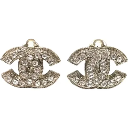 Pre-owned Jewellery, female, , Size: ONE SIZE Pre-owned Metal earrings - Chanel Vintage - Modalova