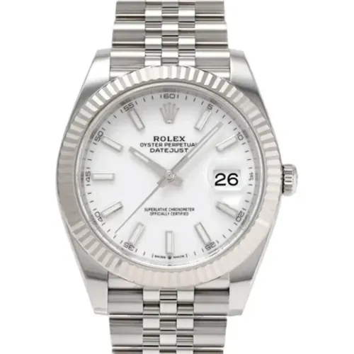 Pre-owned Stainless Steel watches , male, Sizes: ONE SIZE - Rolex Vintage - Modalova