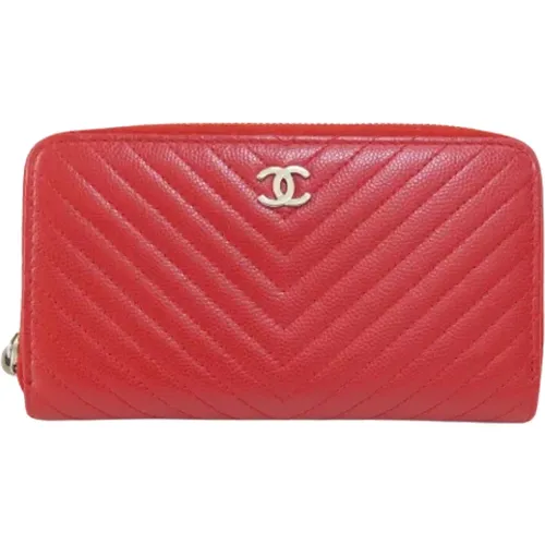 Pre-owned Leather wallets , female, Sizes: ONE SIZE - Chanel Vintage - Modalova