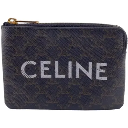 Pre-owned Wallets, female, , Size: ONE SIZE Pre-owned Leather wallets - Celine Vintage - Modalova