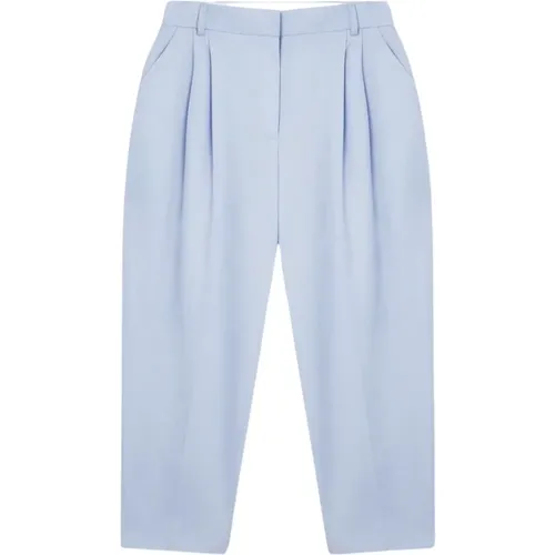 Flannel Pleated Shorts , female, Sizes: M, XS - Stella Mccartney - Modalova