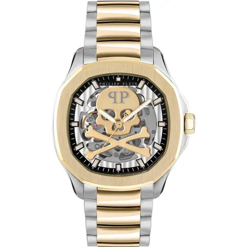 Watches, male, , Size: ONE SIZE Skeleton Spectre Automatic Men's Watch - Philipp Plein - Modalova