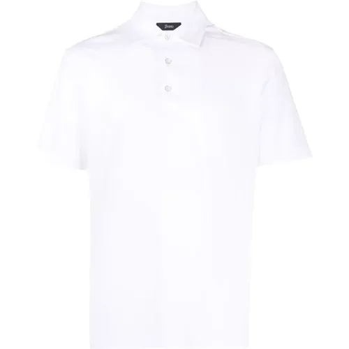 Stilvolles Weißes T-Shirt und Polo Combo , Herren, Größe: 3XL - Herno - Modalova