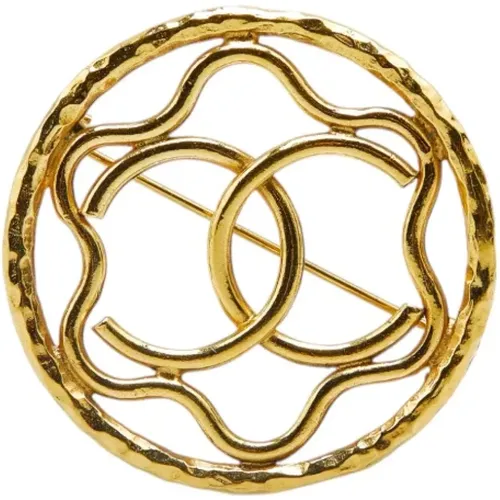 Pre-owned Jewellery, female, , Size: ONE SIZE Pre-owned Metal brooches - Chanel Vintage - Modalova