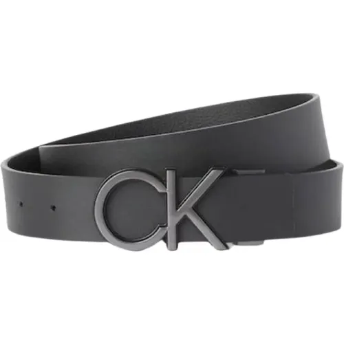 Belts, male, , Size: 110 CM Logo Buckle Belt - Calvin Klein - Modalova