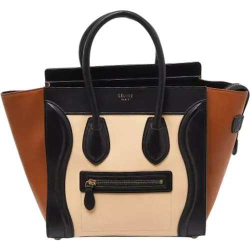 Pre-owned Tote Bags, female, , Size: ONE SIZE Pre-owned Leather totes - Celine Vintage - Modalova