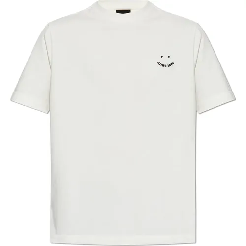 T-Shirt mit gesticktem Logo , Herren, Größe: M - PS By Paul Smith - Modalova