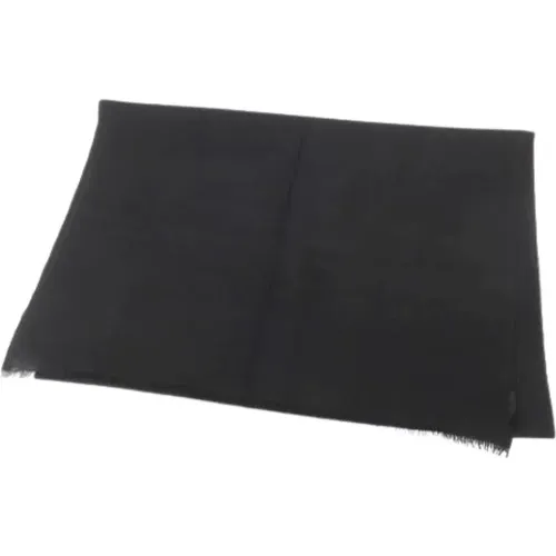 Pre-owned Scarves, male, , Size: ONE SIZE Pre-owned Cashmere Stole - Armani Pre-owned - Modalova