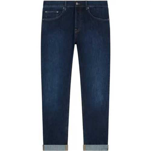 Iconic Dark Denim Jeans , male, Sizes: W31, W35, W34, W38, W30 - Dondup - Modalova