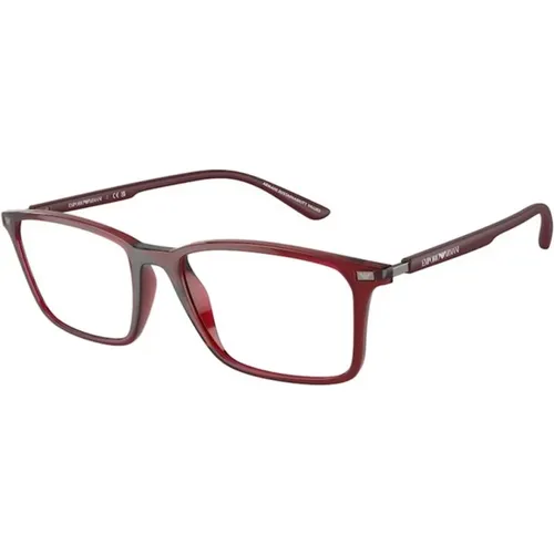 Frame Glasses , unisex, Sizes: 55 MM - Emporio Armani - Modalova