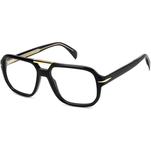 Schwarze Sonnenbrille DB 7108 Gestell , unisex, Größe: 56 MM - Eyewear by David Beckham - Modalova