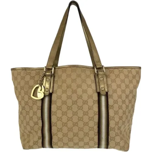 Pre-owned Tote Bags, female, , Size: ONE SIZE Pre-owned Canvas totes - Gucci Vintage - Modalova