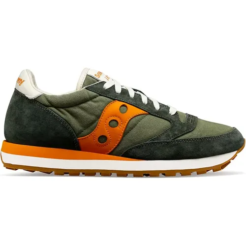 Forest/Orange Jazz Original Sneakers , male, Sizes: 9 UK, 10 UK, 7 UK, 8 UK, 11 UK, 12 UK, 6 UK - Saucony - Modalova