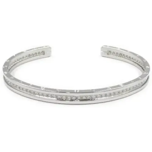 Pre-owned Jewellery, female, , Size: ONE SIZE Pre-owned White Gold bracelets - Bvlgari Vintage - Modalova