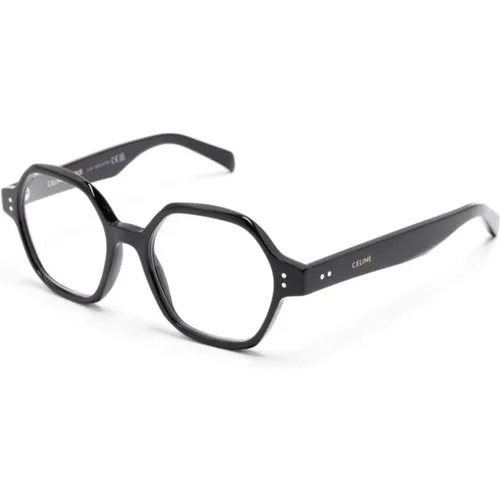 Schwarze Optische Brille für den Alltag , Damen, Größe: 51 MM - Celine - Modalova