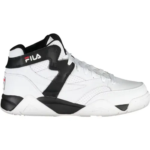 Sporty High-Top Sneakers with Contrast Details , male, Sizes: 6 UK, 9 UK, 7 UK, 10 UK, 11 UK, 8 UK - Fila - Modalova