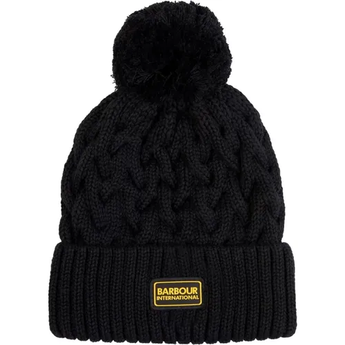 Beanies, female, , Size: ONE SIZE Mens Drift Cable Beanie in - Barbour - Modalova