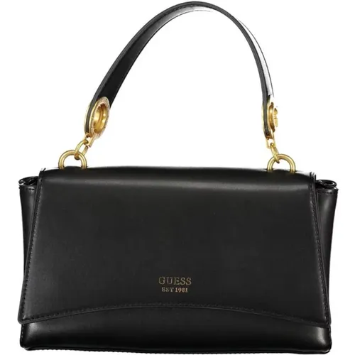 Schwarze Handtasche mit mehreren Taschen , Damen, Größe: ONE Size - Guess - Modalova