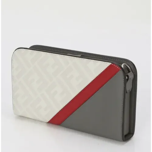 Pre-owned Wallets, female, , Size: ONE SIZE Pre-owned Canvas wallets - Fendi Vintage - Modalova