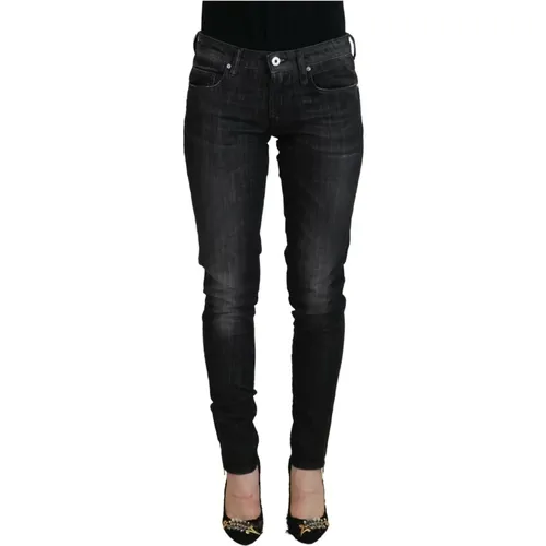 Schwarze Skinny Jeans mit Niedriger Taille - Fiorucci - Modalova