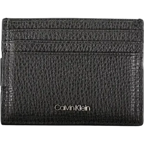 Wallets & Cardholders, male, , Size: ONE SIZE Leather Wallet - Calvin Klein - Modalova