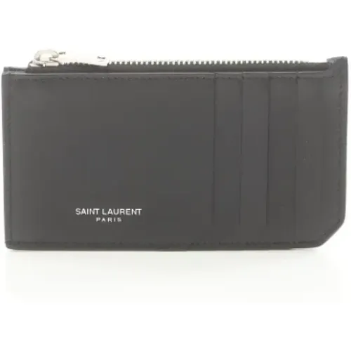 Pre-owned Wallets, female, , Size: ONE SIZE Pre-owned Leather wallets - Yves Saint Laurent Vintage - Modalova