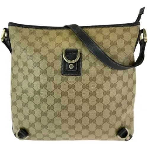 Pre-owned Cross Body Bags, female, , Size: ONE SIZE Pre-owned Canvas crossbody-bags - Gucci Vintage - Modalova