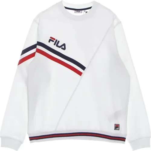 Sweatshirts, male, , Size: XS Lightweight Crewneck Sweatshirt Bright - Fila - Modalova