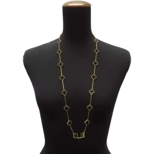 Pre-owned Jewellery, female, , Size: ONE SIZE Pre-owned Gold necklaces - Van Cleef & Arpels Pre-owned - Modalova