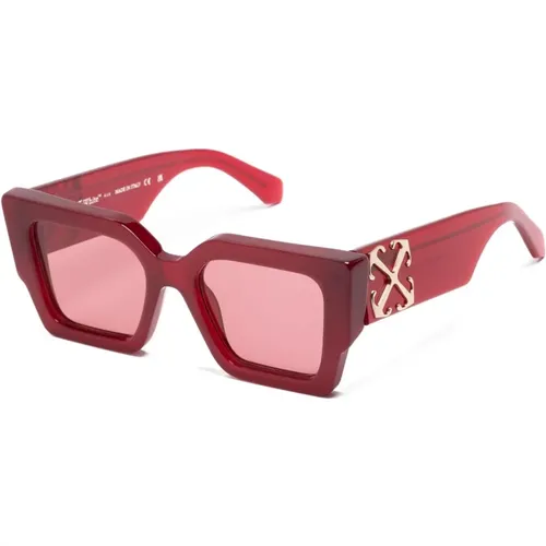 Sunglasses with Original Case , unisex, Sizes: 55 MM - Off White - Modalova
