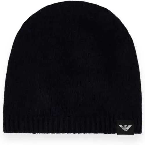 Beanie Mütze für stylischen Look , Herren, Größe: L - Emporio Armani - Modalova