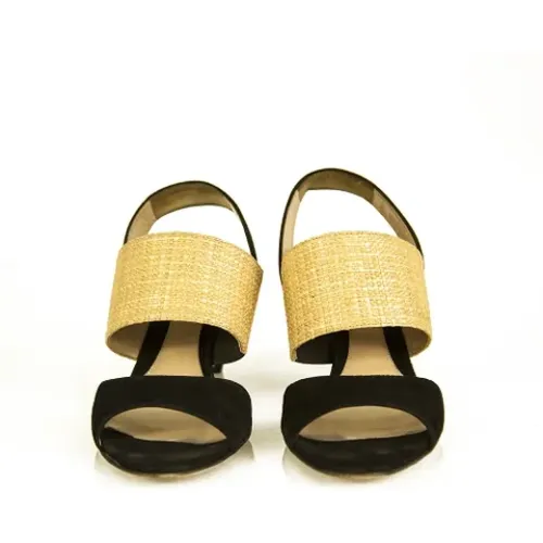 Pre-owned Pumps, female, , Size: 9 US Pre-owned Suede Sandals - Fendi Vintage - Modalova