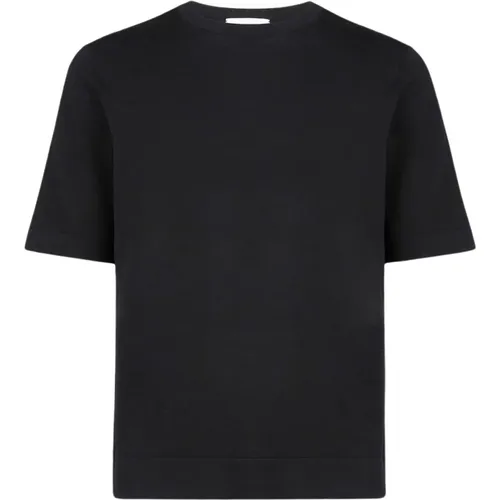 Round-neck Knitwear,Schwarze T-Shirts und Polos R Hals - Ballantyne - Modalova