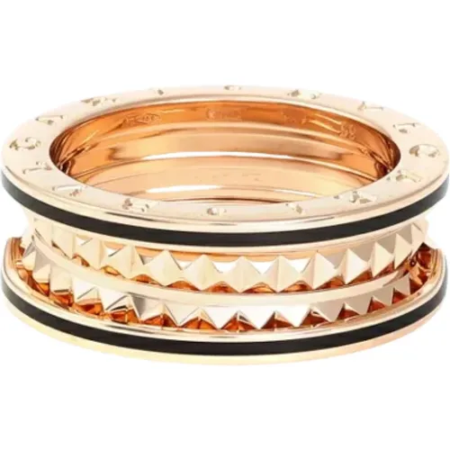 Pre-owned Jewellery, female, , Size: ONE SIZE Pre-owned Rose Gold rings - Bvlgari Vintage - Modalova