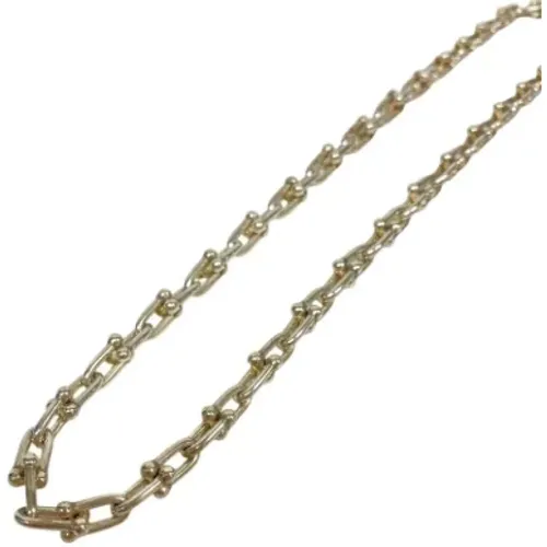 Pre-owned Jewellery, female, , Size: ONE SIZE Pre-owned Silver necklaces - Tiffany & Co. Pre-owned - Modalova