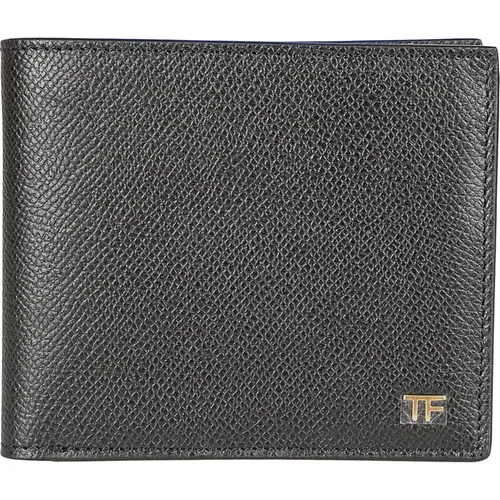 Wallets & Cardholders, male, , Size: ONE SIZE Wallet with Multiple Compartments - Tom Ford - Modalova