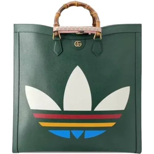 Pre-owned Tote Bags, female, , Size: ONE SIZE Pre-owned Leather gucci-bags - Gucci Vintage - Modalova