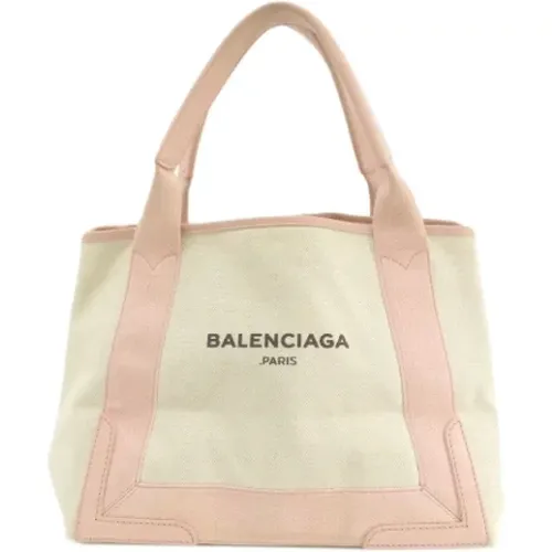 Pre-owned Tote Bags, female, , Size: ONE SIZE Pre-owned Canvas balenciaga-bags - Balenciaga Vintage - Modalova