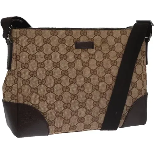 Pre-owned Cross Body Bags, female, , Size: ONE SIZE Pre-owned Canvas gucci-bags - Gucci Vintage - Modalova