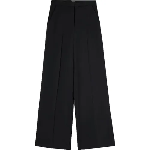 Elegant Palazzo Trousers in Stretch Crepe , female, Sizes: L, M, S, XS - pinko - Modalova