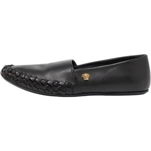 Pre-owned Leather flats , female, Sizes: 9 UK - Versace Pre-owned - Modalova