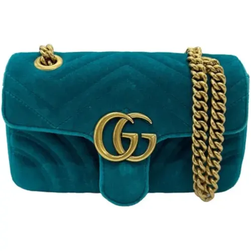 Pre-owned Velvet gucci-bags , female, Sizes: ONE SIZE - Gucci Vintage - Modalova