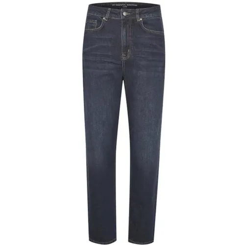 Straight Jeans, female, , Size: W31 L29 34 The Mom 107 Xhigh Straight Bukser 10703606 - My Essential Wardrobe - Modalova