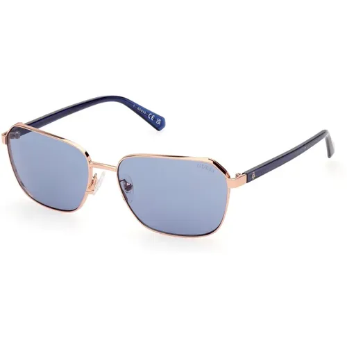Rectangular Sunglasses Elevate Your Style , male, Sizes: 57 MM - Guess - Modalova