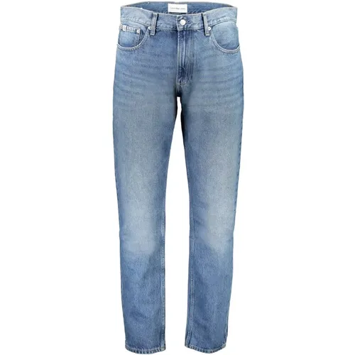 Cotton Jeans & Trousers , male, Sizes: W33 L32, W30 L32, W32 L32, W31 L32 - Calvin Klein - Modalova